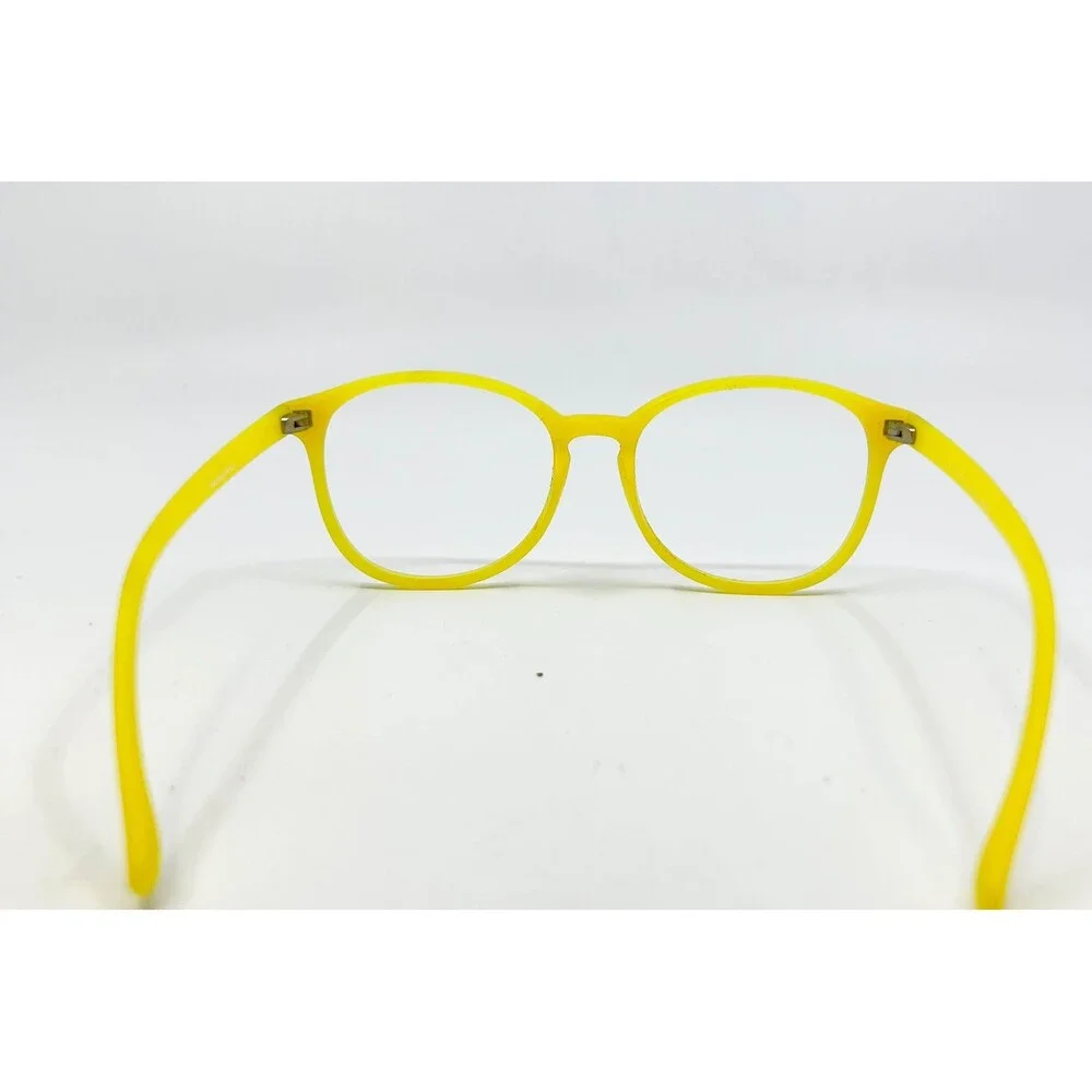EyeBuyDirect Dutchess Eyeglasses Women Yellow Matte Round Frames 52-17-139